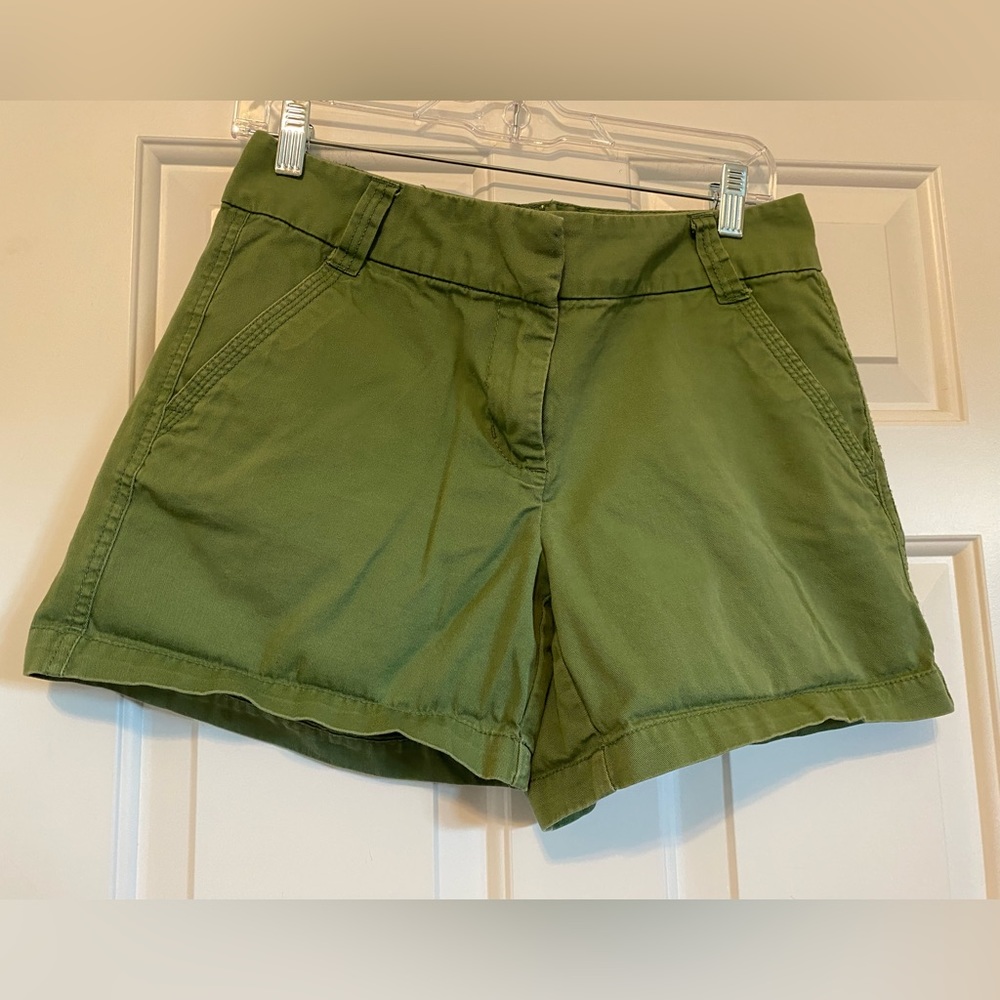 Olive Green Khakis Shorts